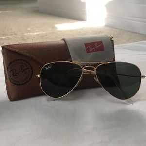 52 mm Ray-Ban Aviator Sunglasses