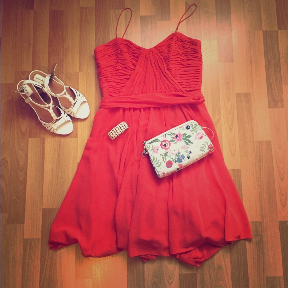 Ralph Lauren chiffon cocktail dress