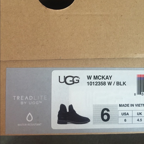 NEW UGG MCKAY. BLACK - Picture 7 of 7