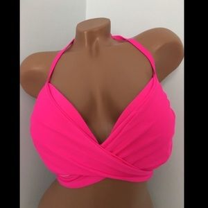 Victoria's Secret Wrap Demi Swim Top 38C NWT-FIRM