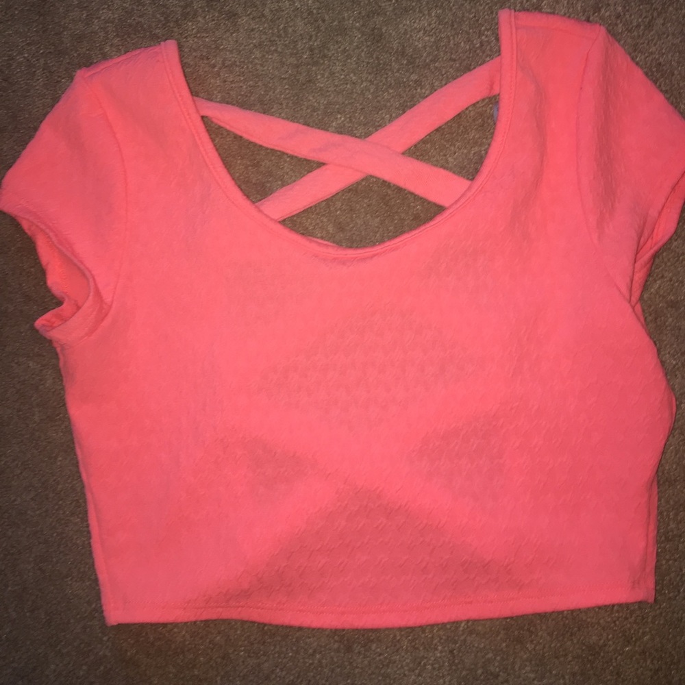 Neon crop top