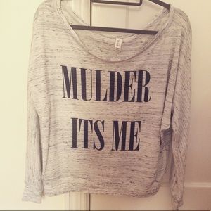 X Files "Mulder It's Me" Long Sleeve