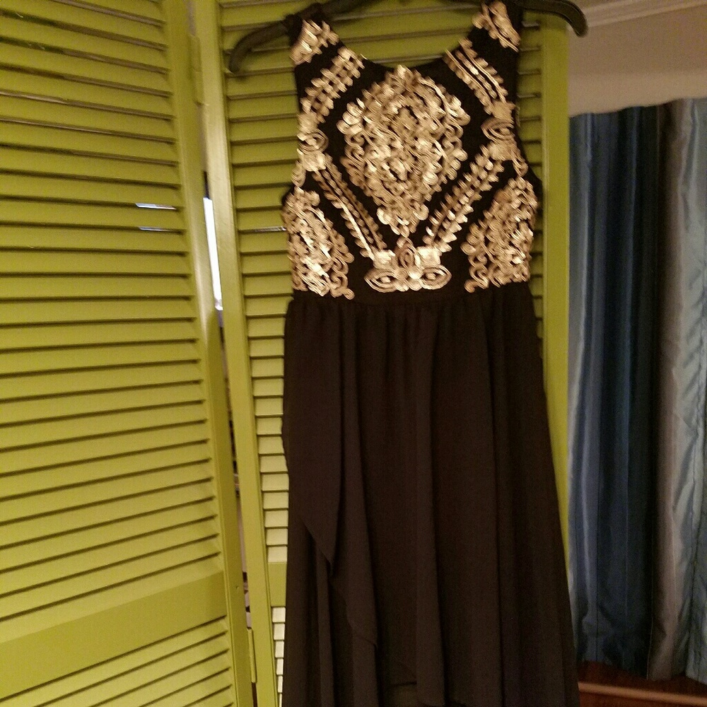 Black Chiffon Dress