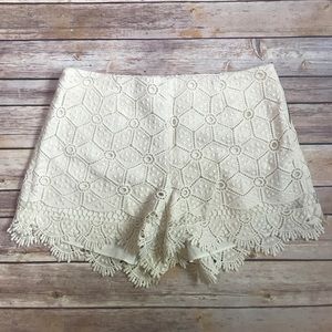 Anthropologie Dolce Vita Crochet Shorts