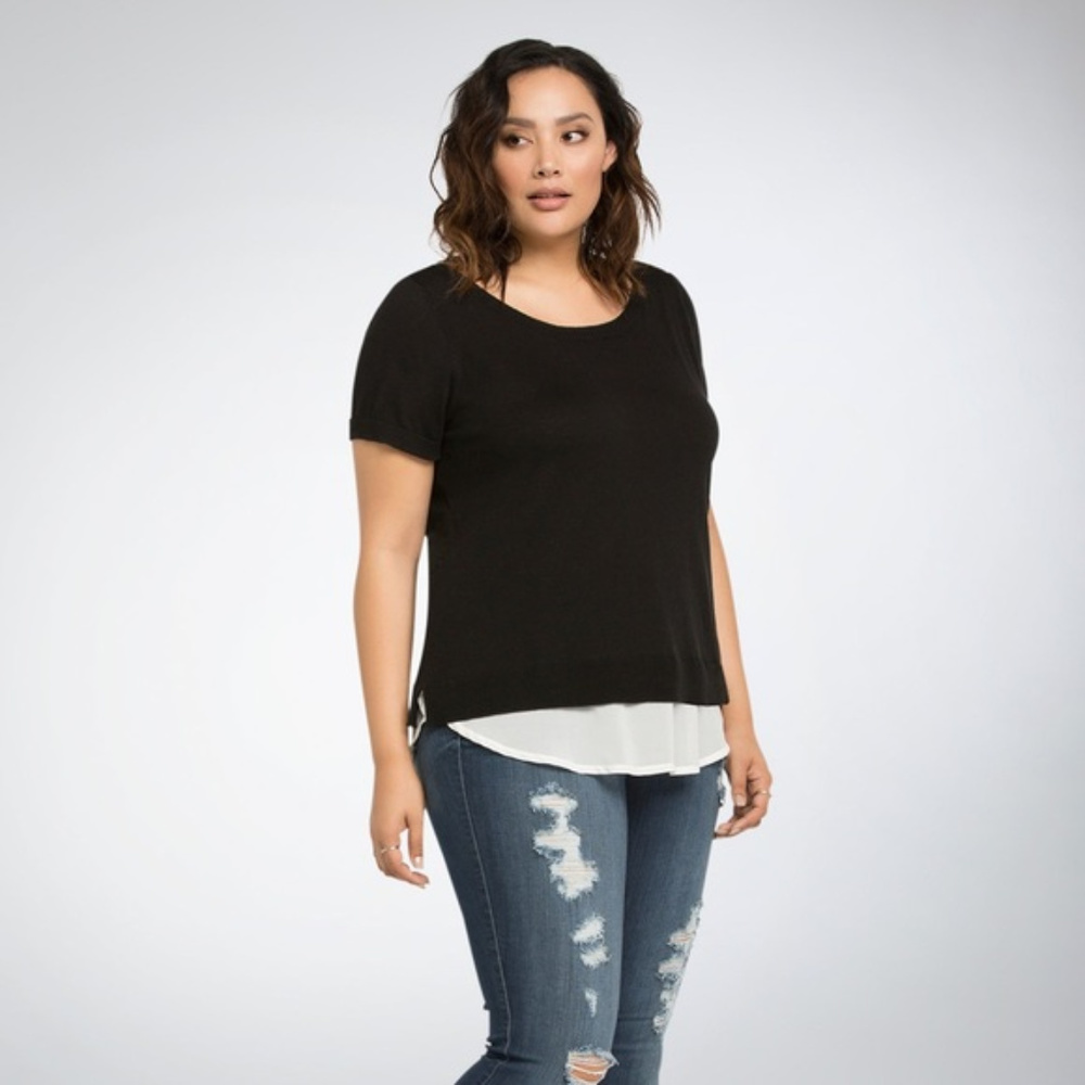 Layered torrid top