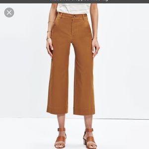Madewell high waisted, wide leg crop