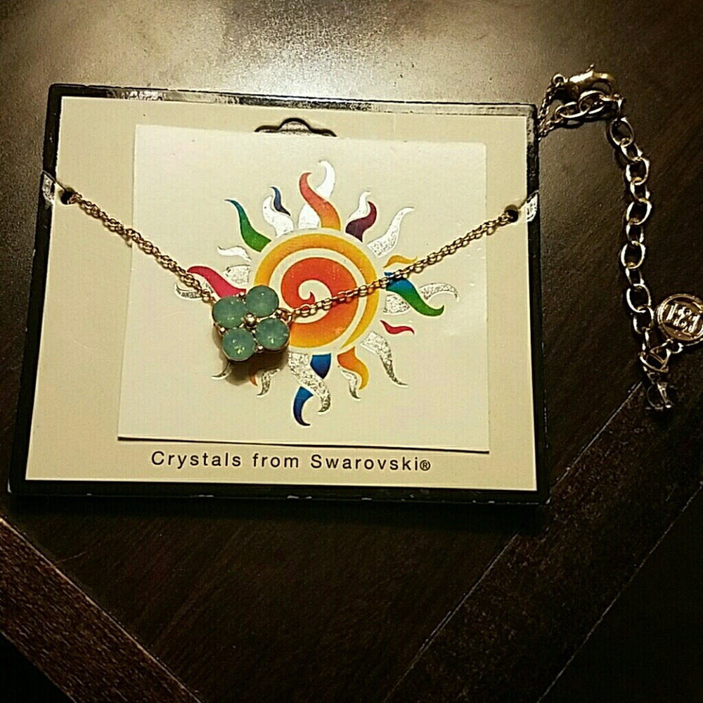 light green petite Necklace