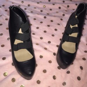 Black high heel from just fab 6inch heels