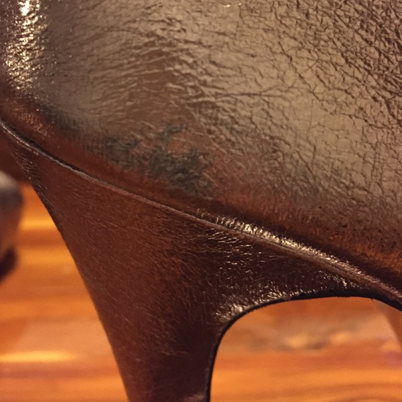 Shimmery grey/bronze high heels - Picture 3 of 3