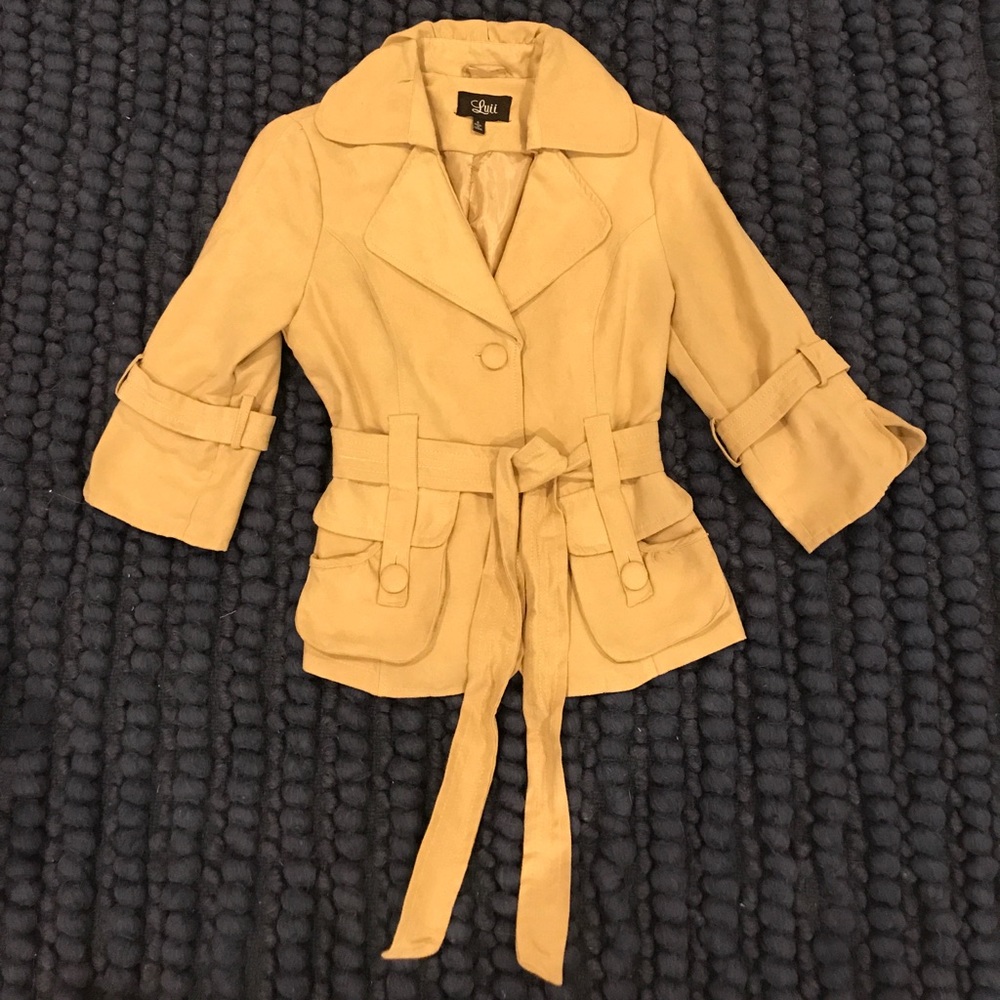Tan suede jacket