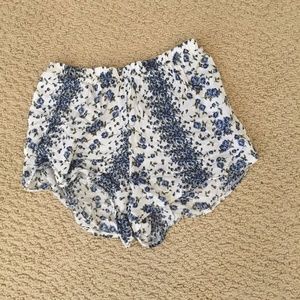 Brandy Melville Flower Shorts, Worn ONCE