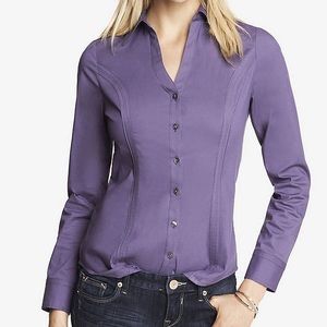 Express The Essential Long-Sleeve button down