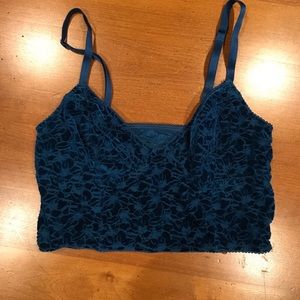 Free People Velvet Bralette