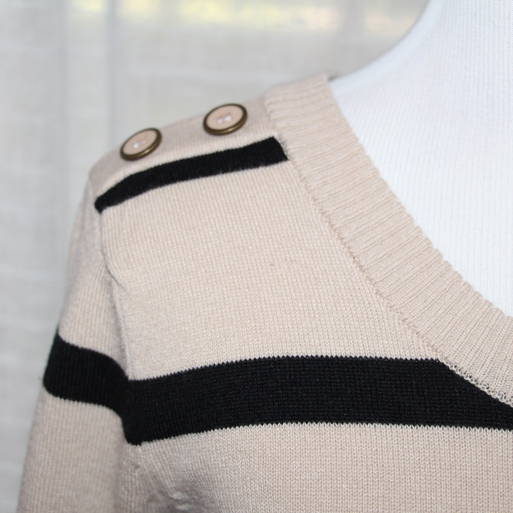 💓Cream & Black💓 Sweater Dress
