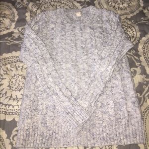 J. Crew cable knit Sweater space dye blue XS
