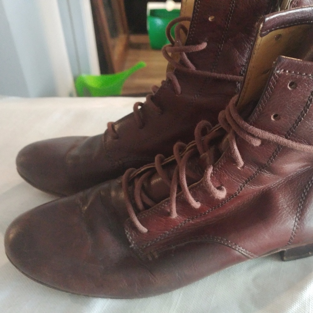 Frye Jillian Lace Up Boots