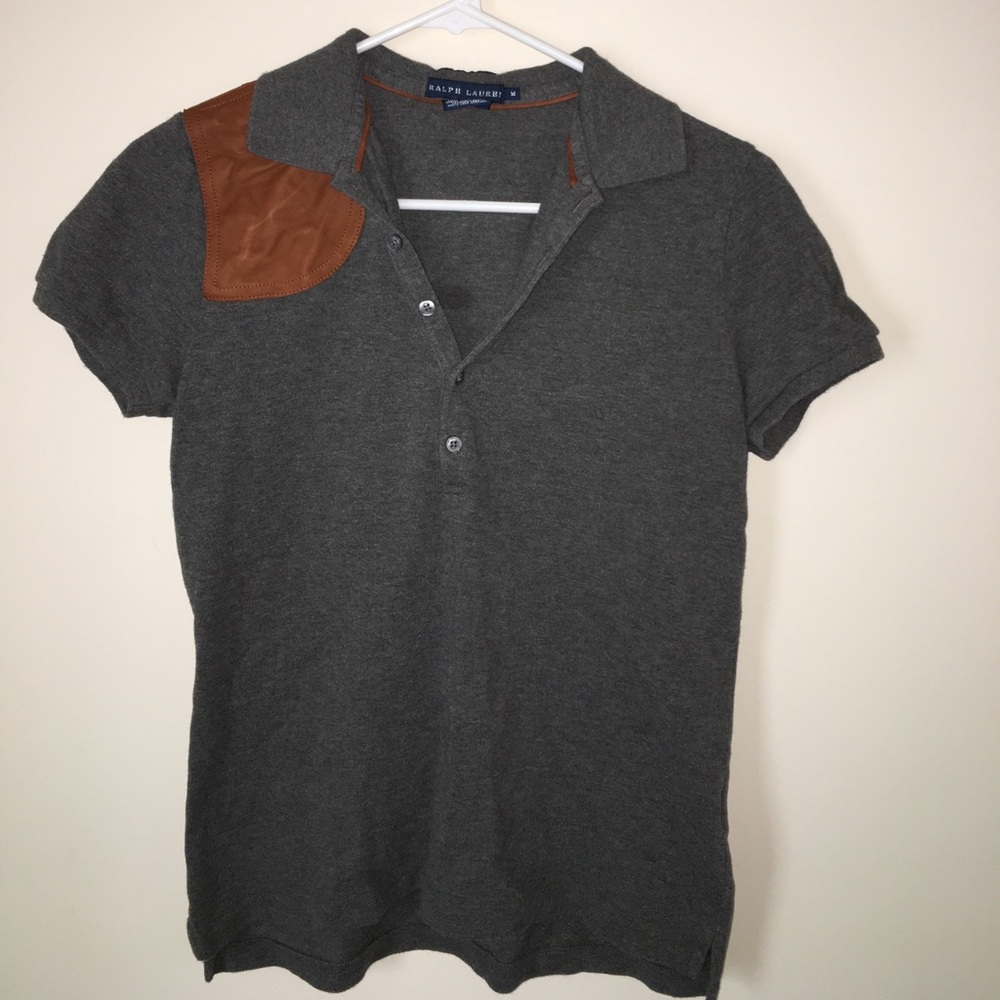 Grey Ralph Lauren polo shirt