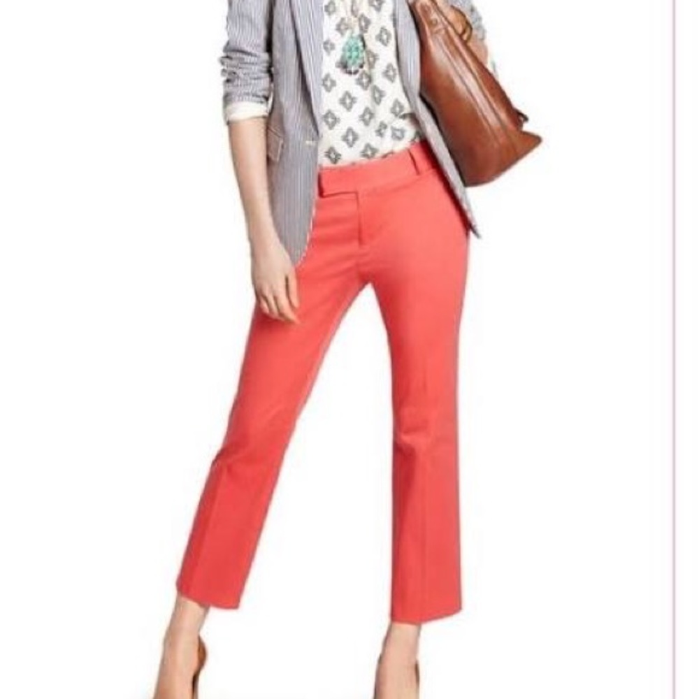 Coral crop ankle slack/pants