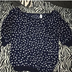 Aeropostale flowy mesh top