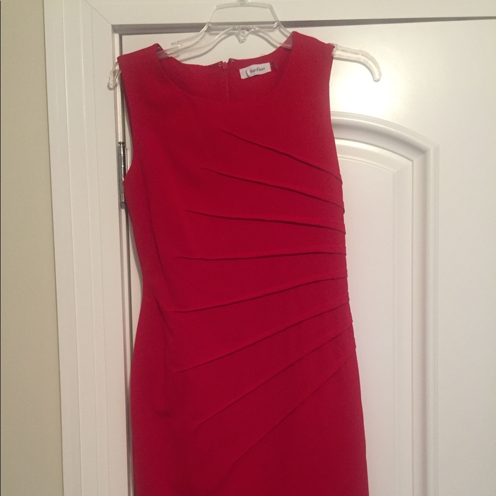 Gorgeous red Calvin Klein shift dress