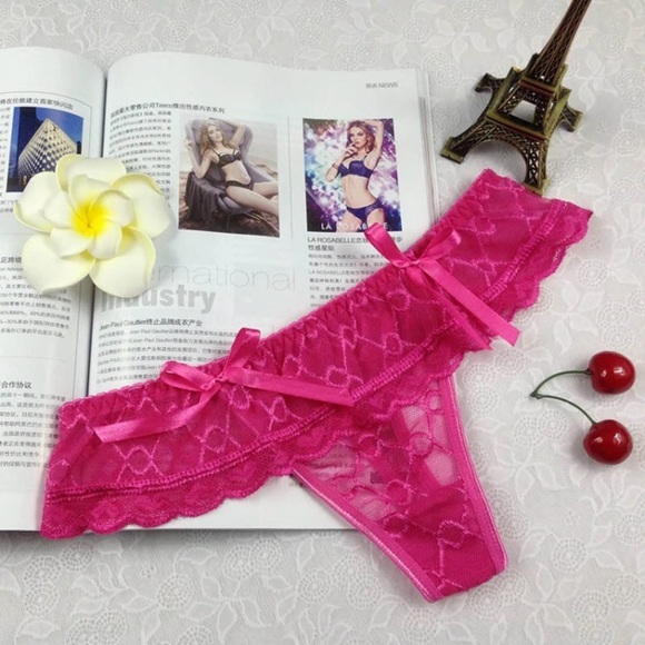 💖Lace Thong Ruffle Panties💖 - Picture 3 of 7