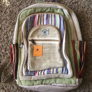 UNISEX Natural Himalayan Hemp Backpack