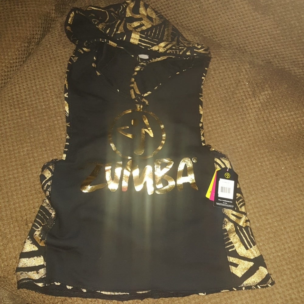 Zumba Makes Me Shine Halter Hoodie