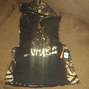 Zumba Makes Me Shine Halter Hoodie