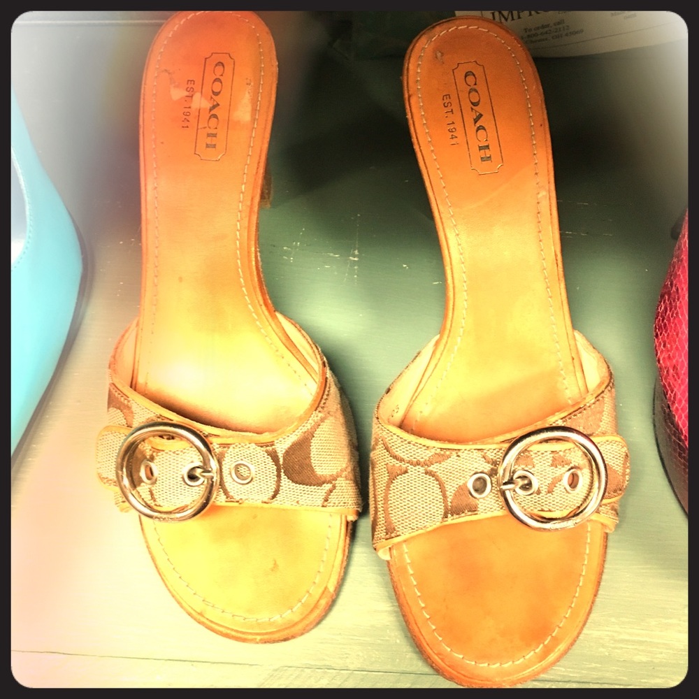 Coach Slip On Sandals