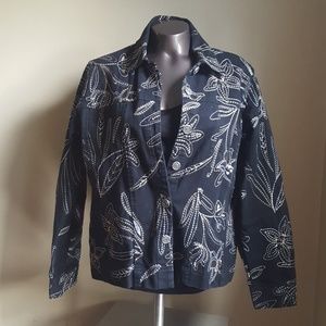 Embroidered Denim Jacket