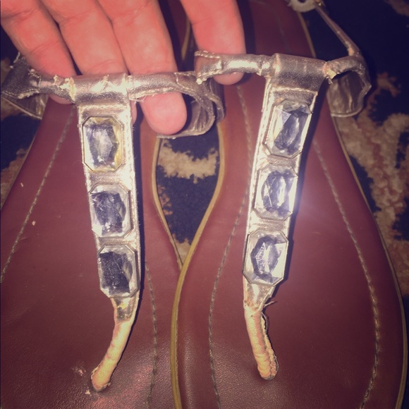 3 diamond thing sandals 💠🌟 - Picture 1 of 8