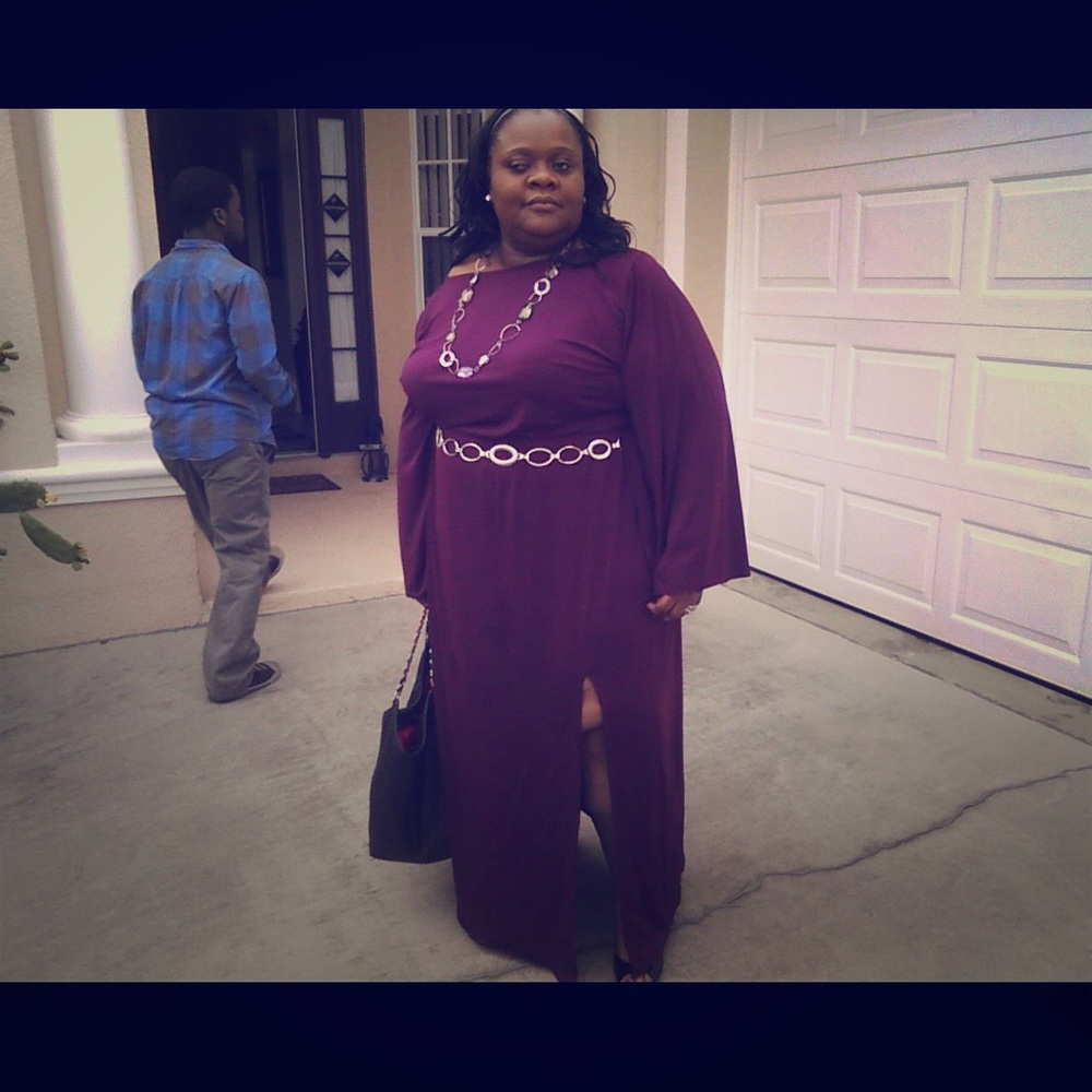 Beautiful Purple Maxi Dress 💖💖💖