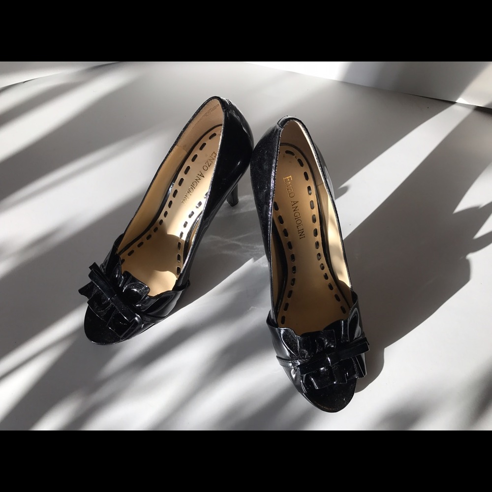 Enzo Angiolini Black patent leather heels