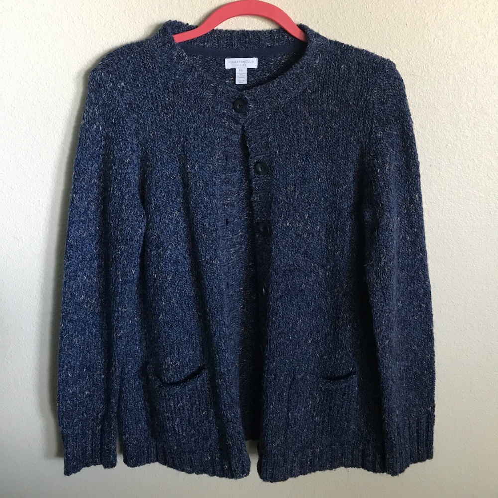Navy Blue Cardigan
