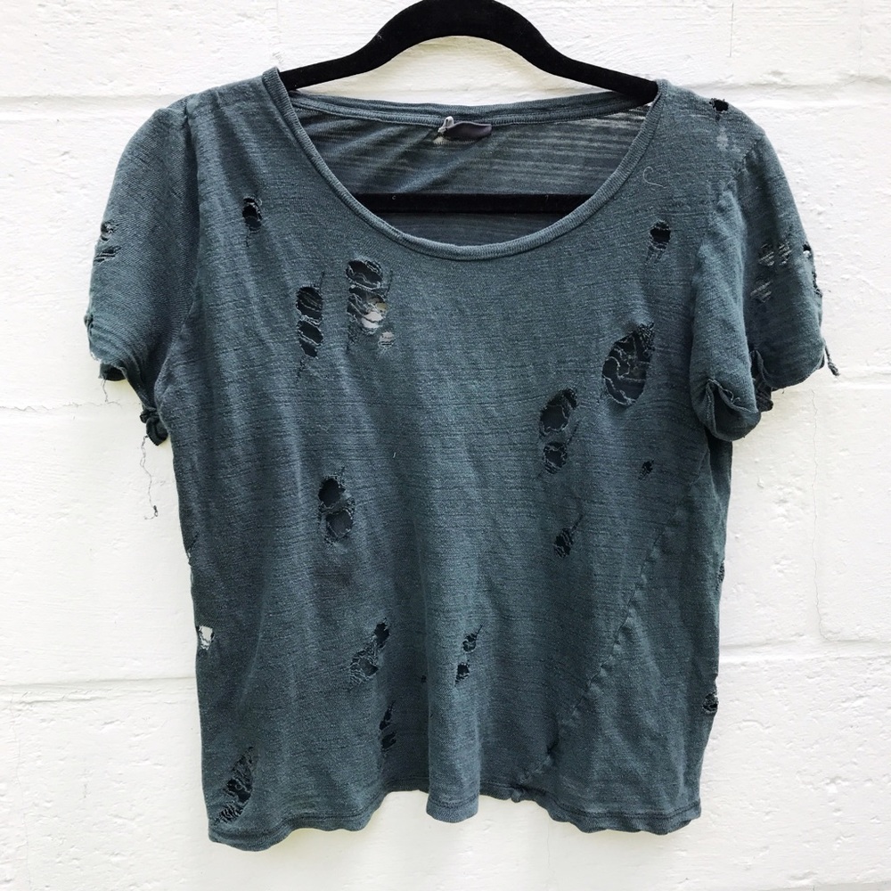 Distressed UO tee