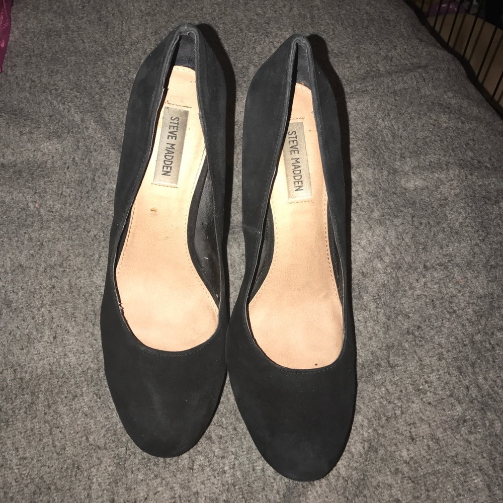 Steve madden black heels