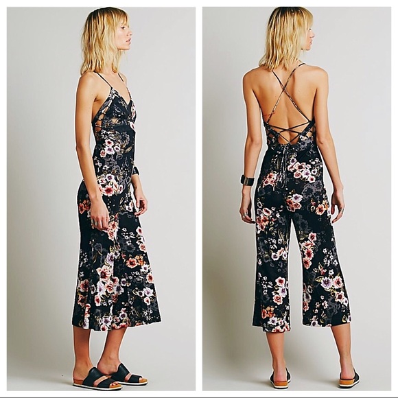 Free People New Romantics Stella Flora Romper - Picture 4 of 7