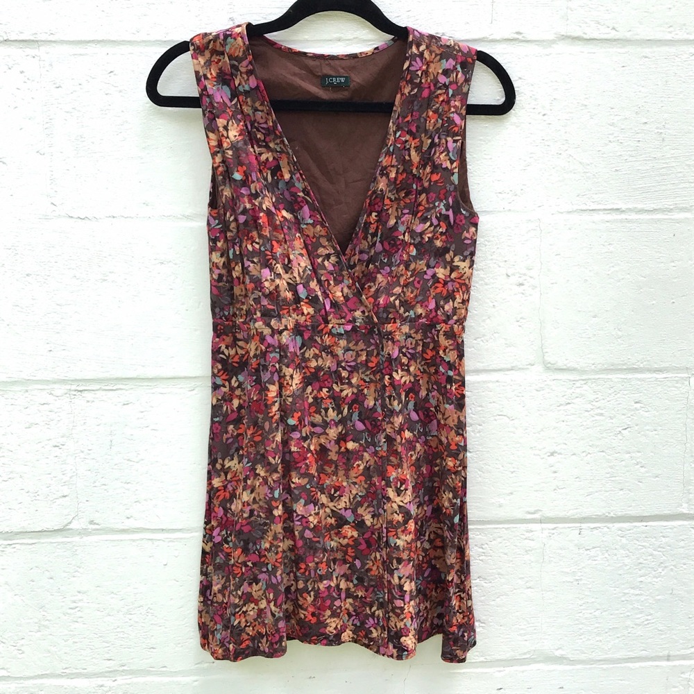 J. Crew floral wrap dress