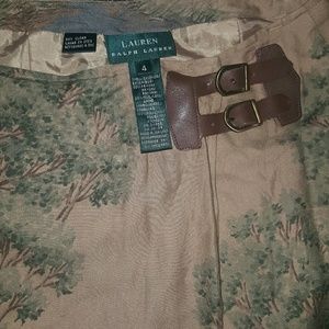 * ON SALE ***RALPH LAUREN BROWN PRAIRIE DOG SKIRT