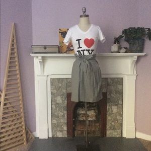 Paper Bag Waist Converse Skirt