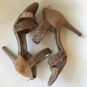 Alfani double strap sparkly heels