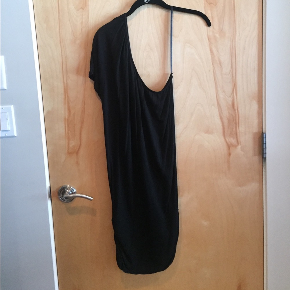 Black off the shoulder free people dress
