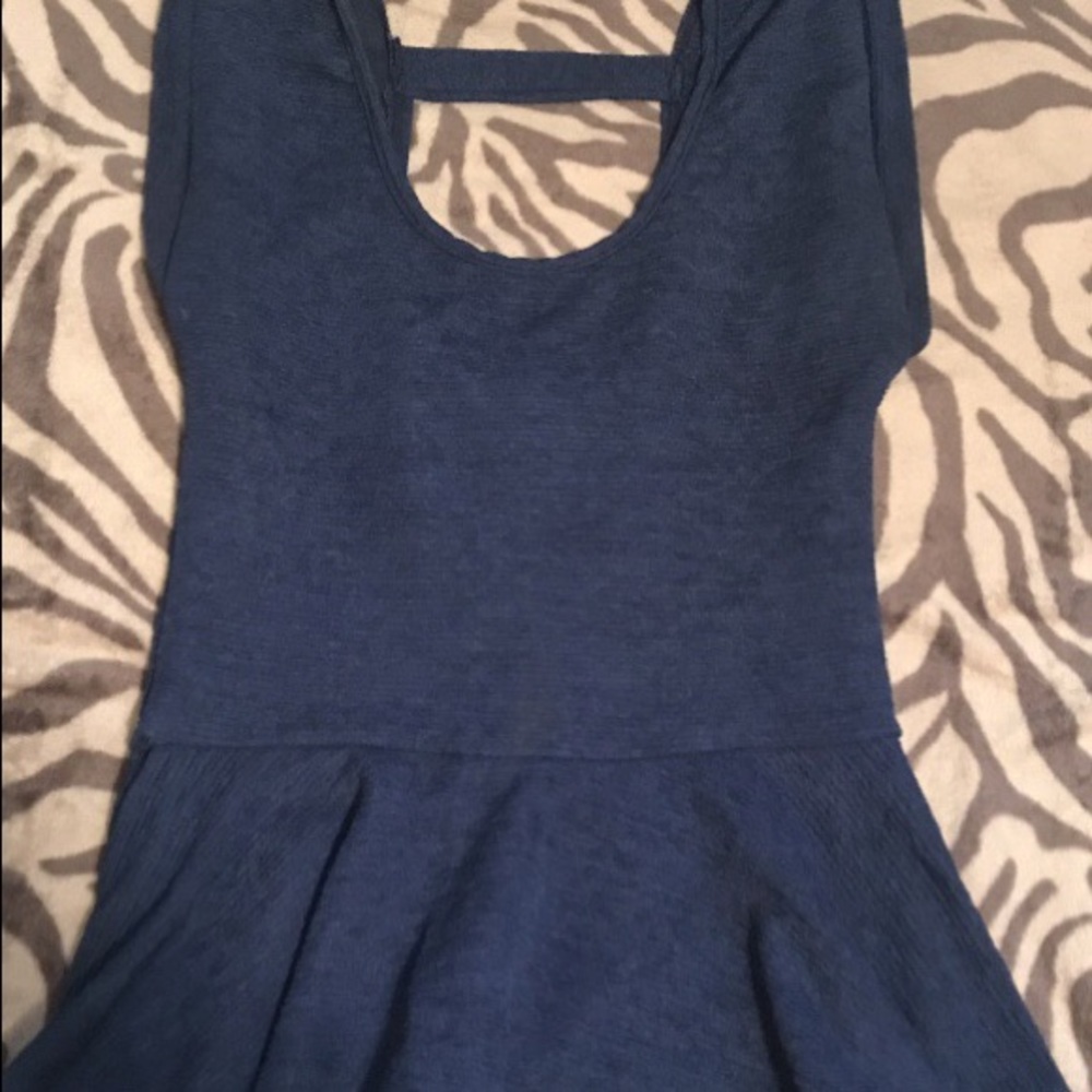 Dark blue top