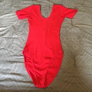 Cherry red leotard 🍒 American Apparel