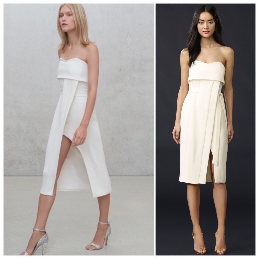 Alexis Rafaeli Crepe Dress - White