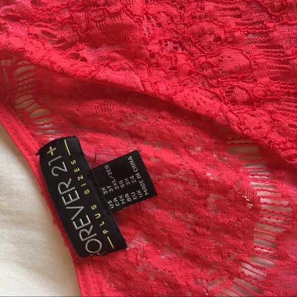 Forever21 bright coral dress - Picture 3 of 6