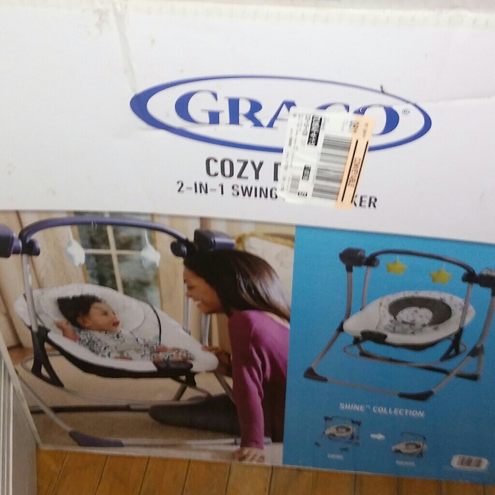 Brand new 2 in 1 swing and rocker