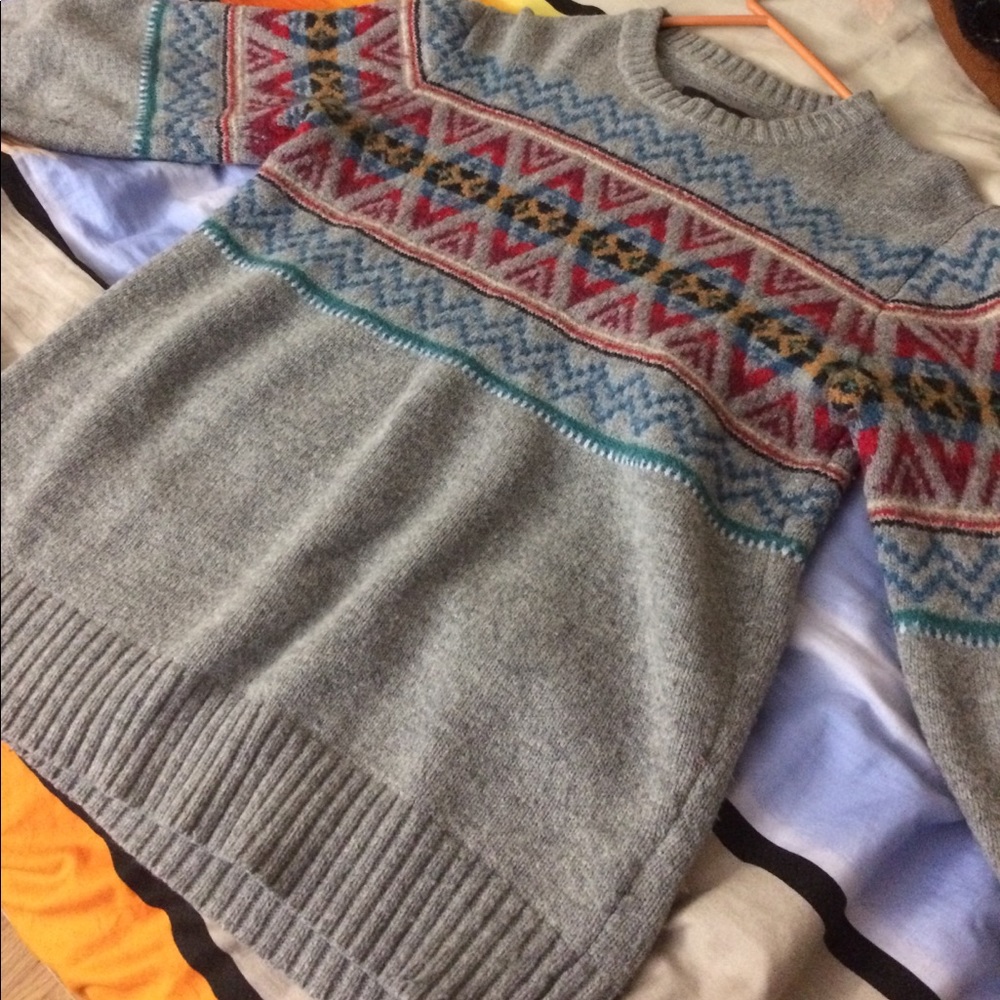 Tribal pattern sweater