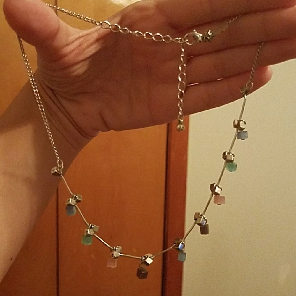 Lia Sofia chatterbox cubed necklace