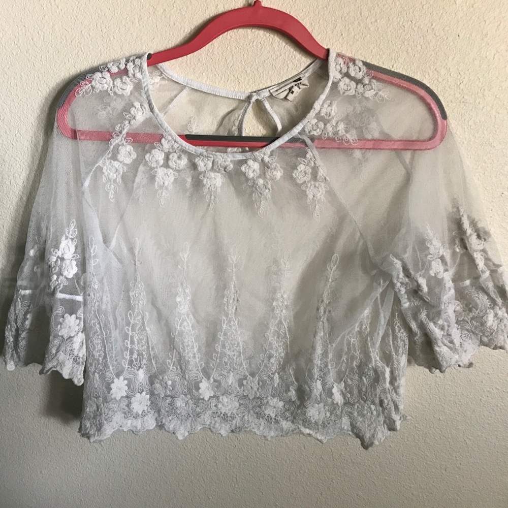 Mesh blouse